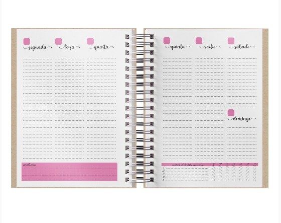 Planner Anual MDF Sublimtico