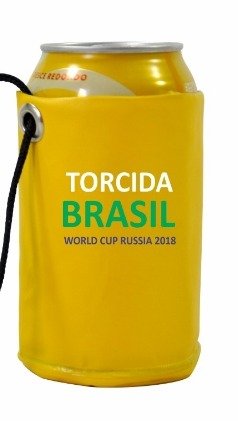 Porta Latinha Trmico com cordo para pescoo