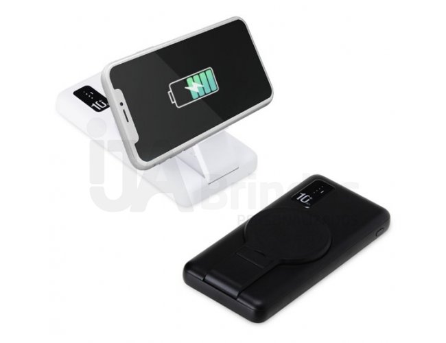 Power Bank 10.000mAh com Carregamento via Induo ou via Cabo