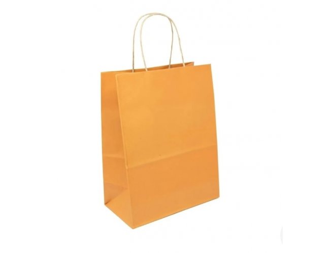Sacola de Papel Laranja