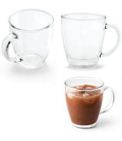 Caneca de vidro