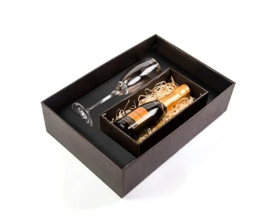 Taa De Vidro P/Champagne 190 Ml C/ Espao P/Garrafa Mini