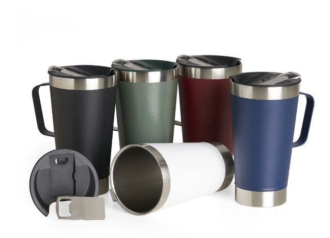 Caneca Trmica Inox com Abridor 500ml