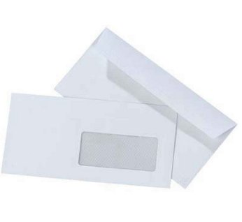 Envelope com visor