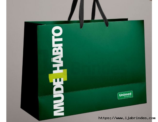 Sacola de papelo personalizada