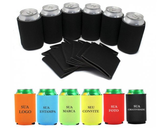 Porta copo neoprene
