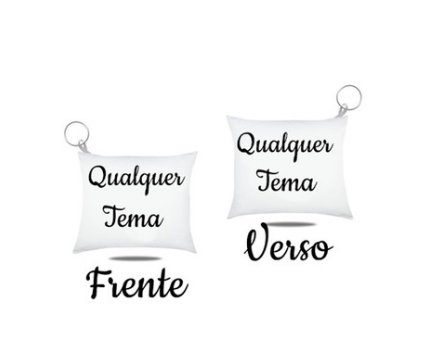 Chaveiro Almofada Personalizado