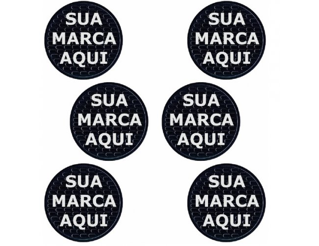 Porta Copos Personalizados Emborrachados