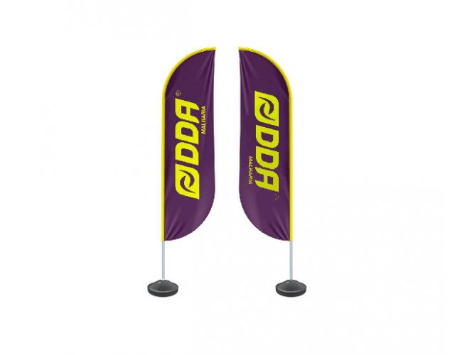 WIND BANNER KIT COMPLETO BANDEIRA E BASE