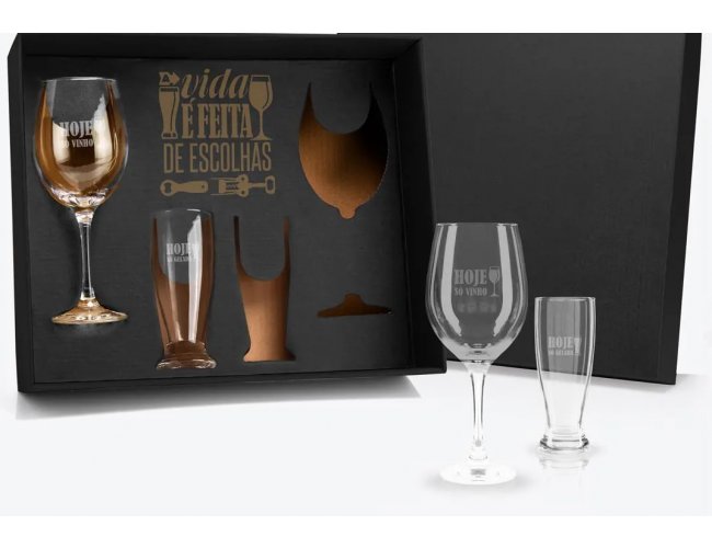 KIT P/VINHO E CERVEJA
