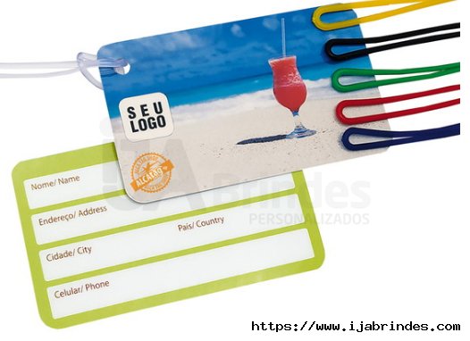 TAG DE VIAGEM PVC