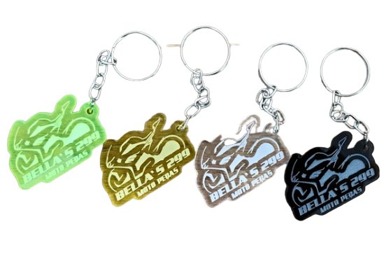 Chaveiros moto personalizado