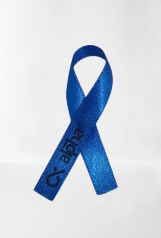 Fita de cetim novembro azul