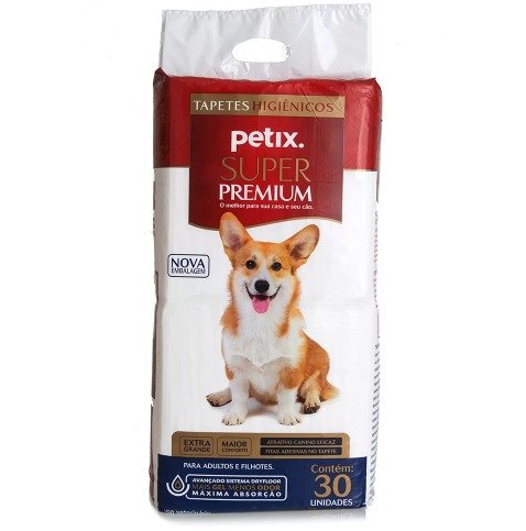 Tapete Higinico Petix Super Premium para Ces - 30 Unidades