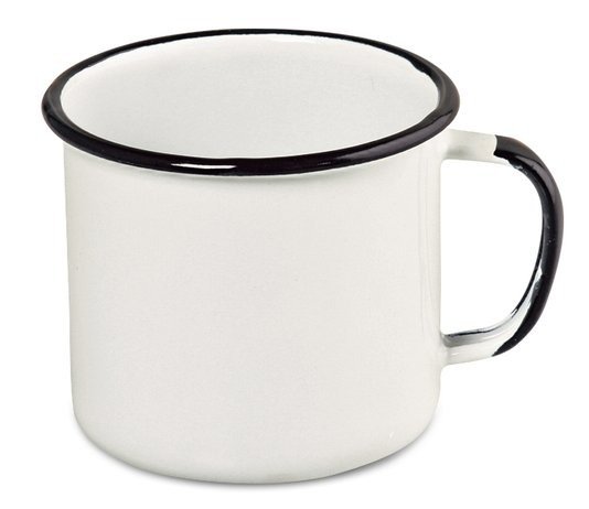 Caneca esmaltada cermica