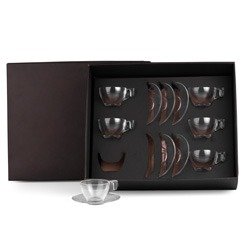 Jogo De Xcaras Com Pires - 90 Ml - 12 Ps