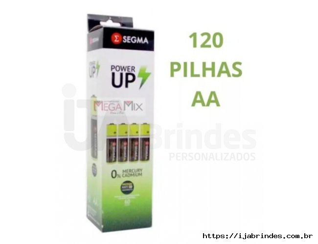 Pilha Aa Segma Comum Zinco