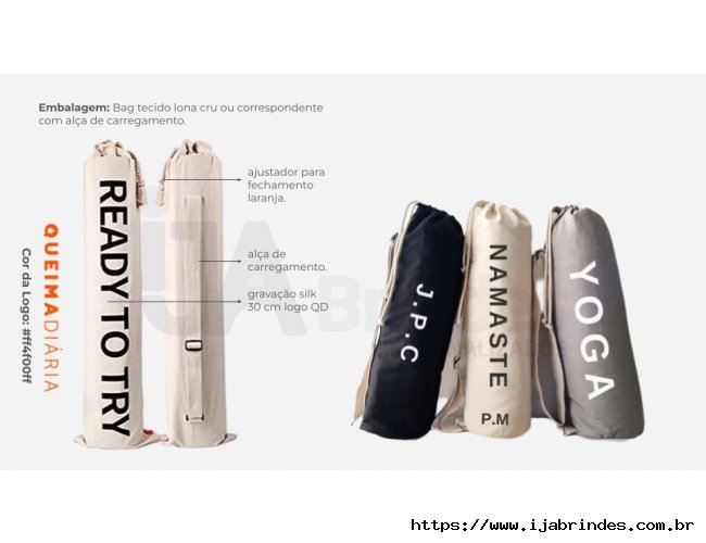 Embalagem Saco para tapete Yoga