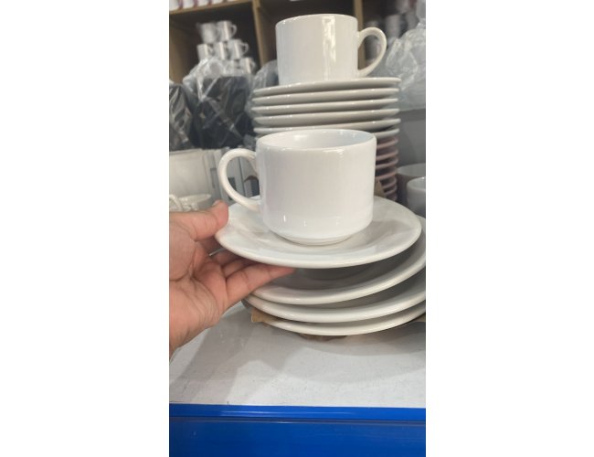 XICARA BRANCA BASE RETA 180ML - DEKO