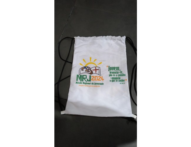 Mochila Saco em Microfibra