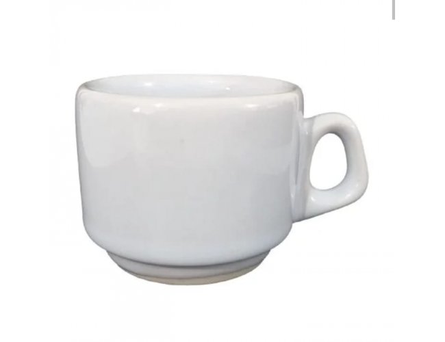 Xicara de Caf Branca sem Pires 65ml