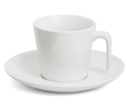 Xcara de Caf com Pires para Sublimao - 150ml